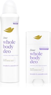 Dove Lavender & Chamomile ensemble corps