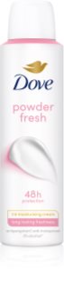 Dove Powder Fresh Antiperspirants Sprejs 2x150 ml