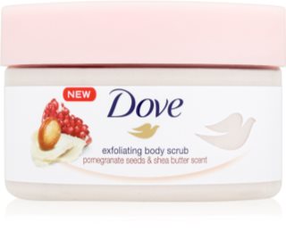 Dove Exfoliating Body Scrub Pomegranate Seeds & Shea Butter exfoliant pentru îngrijirea corpului 225 ml