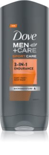 Dove Men+Care Sport Care sprchový gel pro muže 3 v 1 400 ml