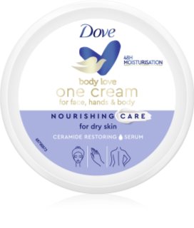 Dove Body Love θρεπτική κρέμα για πρόσωπο,χέρια και σώμα 250 ml