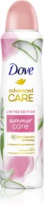 Dove Advanced Care Summer Care antiperspirant ve spreji 72h Limited Edition 150 ml