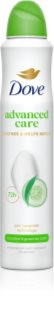 Dove Advanced Care Go Fresh Cucumber & Green Tea dezodorans sprej 200 ml