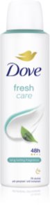 Dove Fresh Care Antiperspirant Värskendav deodorant naistele 150 ml