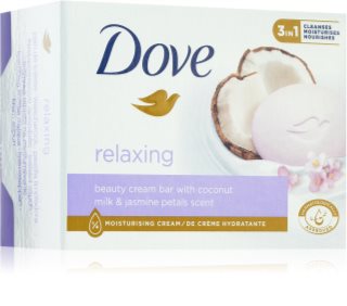 Dove Relaxing čvrsti sapun za čišćenje Coconut milk & Jasmine petals 90 g