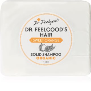Dr. Feelgood Sweet Orange champô sólido orgânico 100 g