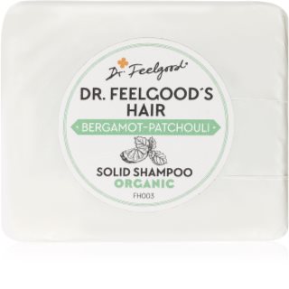 Dr. Feelgood Bergamot-Patchouli champô sólido orgânico 100 g