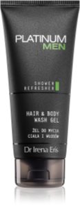 Dr Irena Eris Platinum Men Clean-Up освіжаючий гель для душа для тіла та волосся 200 мл