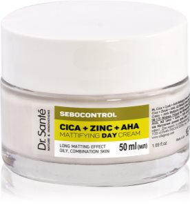 Dr. Santé Sebocontrol Cica + Zinc + AHA matující denní krém pro mastnou pleť 50 ml