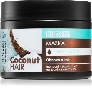 Dr. Santé Coconut зволожуюча маска для блиску сухого та ламкого волосся