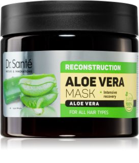 Dr. Santé Aloe Vera rakennetta uudistava naamio sisältää aloe veraa