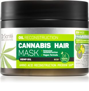 Dr. Santé Cannabis mascarilla regeneradora para cabello maltratado o dañado