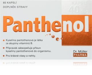 Dr. Müller Panthenol 40mg kapsle s revitalizačním účinkem 60 cps