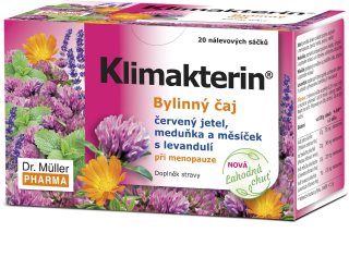 Dr. Müller Klimakterin bylinný čaj pro podporu komfortu při menopauze 20 ks