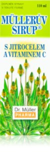 Dr. Müller Müllerův sirup® s jitrocelem a vitaminem C sirup pro podporu imunity, snížení míry únavy a vyčerpání
