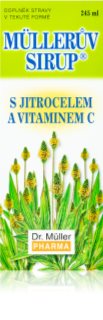 Dr. Müller Müllerův sirup® s plantainom a vitamínom C sirup na podporu imunity, zníženie miery únavy a vyčerpania