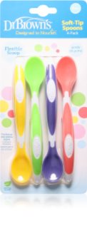 Dr. Brown's Designed to Nourish™ Soft-Tip Spoons lyžička 4 m+ 4 ks
