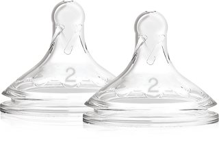 Dr. Brown's Options+ Wide-Neck Level 2 sisač za bočicu 3 m+ 2 kom