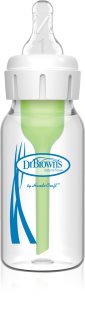 Dr. Brown's Options+ Anti-colic antikoliková sklenená fľaša 120 ml
