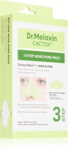 Dr. Melaxin Cactox 3-Step Nose Pore Pack дълбоко почистваща маска за нос 3 бр.