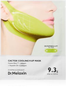 Dr. Melaxin Cactox Cooling V-Up Mask Sculpting Face Mask with moisturising effect 4x9.3 g