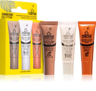 Dr. Pawpaw Shimmering Trio Collection coffret cadeau lèvres