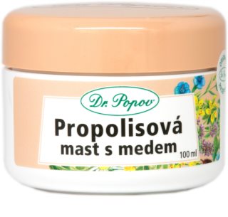 Dr. Popov Herbal ointments Propolis with honey zsír a viszkető és irritált bőrre 100 ml