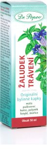 Dr. Popov Originální bylinné kapky Žaludek – trávení bylinné kapky pro podporu trávení