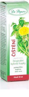 Dr. Popov Originální bylinné kapky Čistenie kvapky s detoxikačným účinkom 50 ml