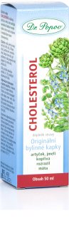 Dr. Popov Originální bylinné kapky Cholesterol bylinné kapky pro udržení normální hladiny cholesterolu