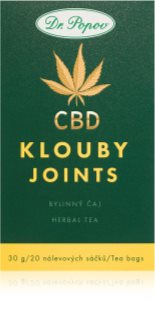 Dr. Popov CBD Klouby bylinný čaj pro podporu normálního stavu kloubů 20x1,5 g