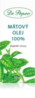 Dr. Popov Mätový olej 100% olej na podporu trávenia 10 ml