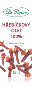 Dr. Popov Hrebíčkový olej 100% olej pre zdravé zuby a ďasná 10 ml