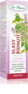 Dr. Popov Originální bylinné kapky Vlasy rednutie bylinná tinktúra pre rednúce vlasy 50 ml