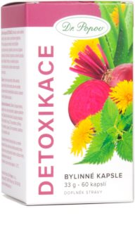 Dr. Popov Bylinné kapsle Detoxikácia kapsuly na podporu detoxikácie organizmu 60 cps