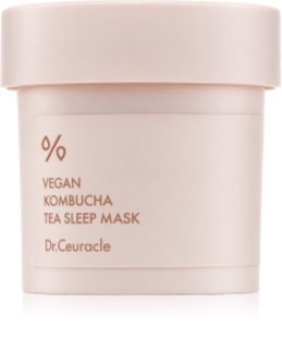 Dr.Ceuracle Vegan Kombucha Tea Sleep Mask озаряваща нощна маска за регенерация и подхранване на лицето 100 мл.
