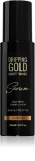 Dripping Gold Luxury Tanning Serum Brun-utan-sol lotion för kropp och ansikte