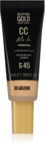 Dripping Gold CC Me In Mini Trial Kerge jumestuskreem SPF 45 varjund Golden 05 5 ml