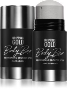Dripping Gold Luxury Tanning Illuminating Stick Valgustpeegeldav päikesepuuder näole ja kehale varjund Silver 36 g