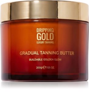 Dripping Gold Gradual Tanning Butter βούτυρο σώματος με δράση αυτομαυρίσματος 200 γρ