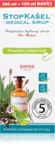 Dr.Weiss STOPKAŠEL Medical sirup sirup při zánětu v krku a dutině ústní