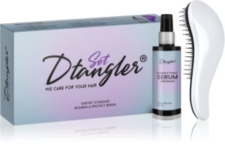 Dtangler We Care For Your Hair Set Coffret cadeau pour cheveux Silver 2 pcs