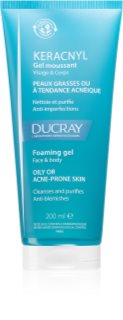Ducray Keracnyl Foaming gel gel espumoso purificante para pieles grasas con tendencia acnéica
