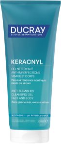 Ducray Keracnyl Foaming gel Reinigungsschaumgel für fettige Haut mit Neigung zu Akne
