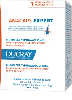 Ducray Anacaps Expert tobolky proti vypadávaniu vlasov 30 tbl