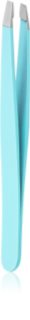 DuKaS Solista 184 Pincet met Schuine Punten voor Wenkbrauwen Stainless Turquoise 9,5 cm
