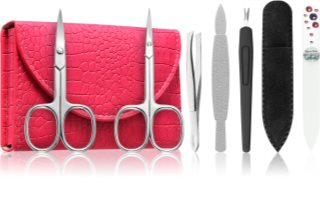 DuKaS Premium Line Solingen 214 manikiūro rinkinys + rankovė Pink