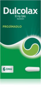 Dulcolax Dulcolax 10mg čípky při zácpě 6 ks