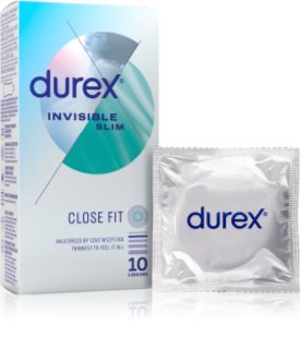 Durex Invisible Slim kondomi 10 kos