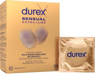 Durex Sensual Extra Lube презервативи